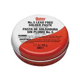 Oatey 30011 Paste Flux, Yellow, 1.7 oz