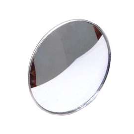 American Hardware RV-610C Convex Wide Angle Driving Mirror, 3 in Dia, Round