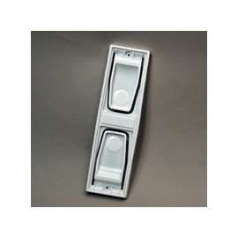 Chef Craft 20722 Paper Towel Holder, 16 in OAL, 16 in OAW, Plastic, White
