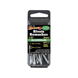 Arrow RLA1/8 Long Pop Rivet, 1/2 in L, Aluminum