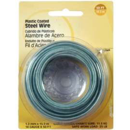 50' 18GA Plas Coat Wire
