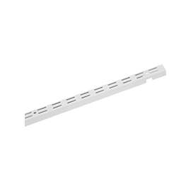 ClosetMaid ShelfTrack 280800 Dual-Slot Shelf Standard, Wall Mounting, Steel