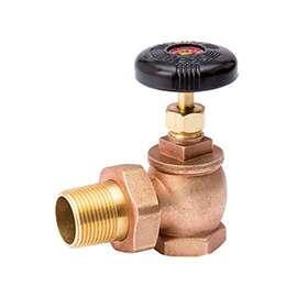 B & K 109-305 Angled Steam Radiator Valve, Brass/Bronze