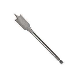 IRWIN 88818 Spade Drill Bit, Flat Flute, Hex Shank, 1/4 in Dia Shank