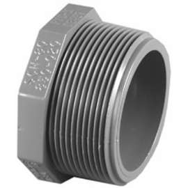 1/2" PVC SCH80 MPT Plug