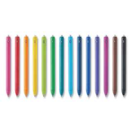 InkJoy Gel Pen, Retractable, Fine 0.5 mm, Assorted Ink and Barrel Colors, 14/Pack