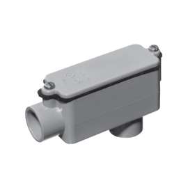 Carlon E986J-CTN Conduit Body, Gray