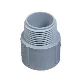 Carlon E943JRR Terminal Adapter, 2 in, MPT x Socket, Gray