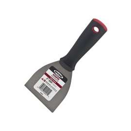 HYDE 04401 Paint Scraper, 3-1/2 in L x 3 in W Blade, HCS Blade, Black Handle