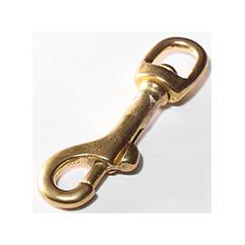 BARON 5025B-3/8 Bolt Snap, 80 lb Weight Capacity, Bronze, Polished