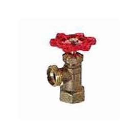 B & K ProLine 102-104 Boiler Drain Valve, 3/4 in FPT x Hose, Brass