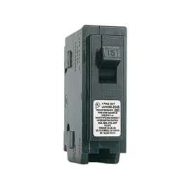 Square D Homeline HOM115CP Miniature Circuit Breaker, 120 V, Fixed Trip, Plug-In Mounting