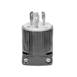 Eaton Wiring Devices L620P Locking, Polarized Electrical Plug, 250 V, 20 A, Thermoplastic