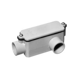Carlon E984E-CTN Rigid Conduit Body, Gray