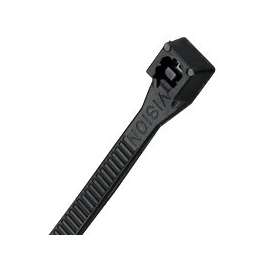 GB 45-312UVB Double Lock Cable Tie, 6/6 Nylon, Black