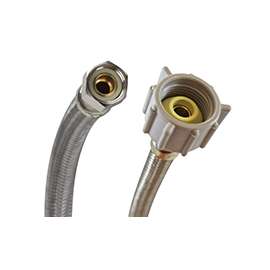 Fluidmaster B1T09 Toilet Connector, 3/8 in Compression Inlet, 7/8 in Ballcock Outlet, 9 in L