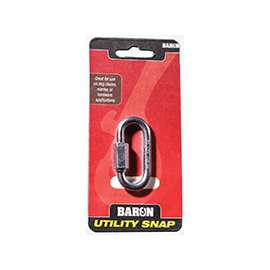 BARON C-7350T-1/4 Quick Link, 880 lb Weight Capacity, Steel, Zinc