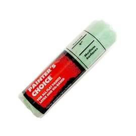 WOOSTER R277-9 Paint Roller Cover, Acrylic, Latex, Oil-Based Paint, 3/4 in Thick Nap, Fabric Cover, Mint Green