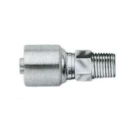 Gates MegaCrimp G25100-1212 Hose Coupling, 3/4-14 Crimp x NPTF, Steel