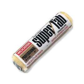 WOOSTER R240-9 Paint Roller Cover, Oil, Water-Based Paint, 1/2 in Thick Nap, Fabric Cover, Golden Yellow