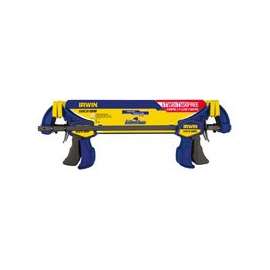 IRWIN QUICK-GRIP 1964743/5462 Bar Clamp, 150 lb Weight Capacity, 6 in Max Opening, 2-7/16 in D Throat, Steel