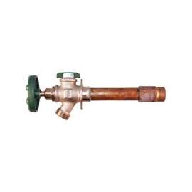 Arrowhead Brass 425-10LF Anti-Siphon, Frost-Free, Lead-Free, Quick-Turn Wall Hydrant, 1/2, 3/4 x 3/4 in FIP/MIP x Hose