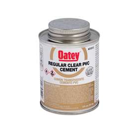 Oatey 31013 Solvent Cement, Clear, 8 oz Can