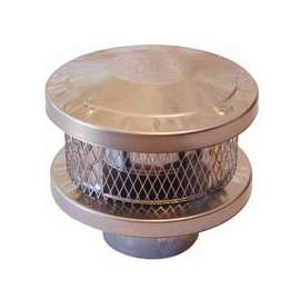 AmeriVent 6HS-RCS Vent Cap, 6 in, Stainless Steel
