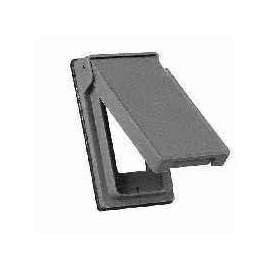 Eaton Wiring Devices S2966 Cover, 4-3/4 in L, 2-61/64 in W, Rectangular, Thermoplastic, For Decorator or GFCI