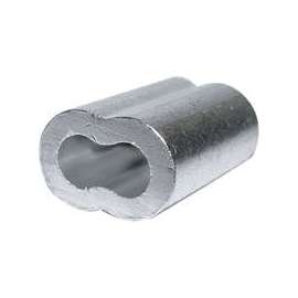 Koch 077210/52339 Extruded Cable Ferrule, 1-1/8 in L, Aluminum