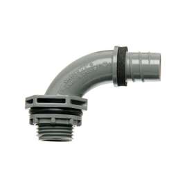 Carlon LN20EA-CTN Liquidtight Conduit Elbow, Threaded, Gray