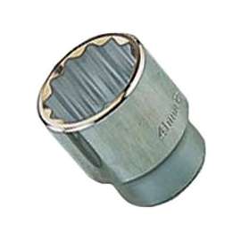 Vulcan Socket, 3/4 In Drive, 1-3/4 In, 12 Point, Chrome Vanadium Steel, Chrome