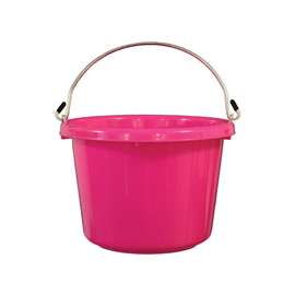 FORTEX-FORTIFLEX N400-8 Lightweight Utility Pail, 8 qt Volume, Rubber, Black