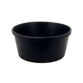 FORTEX-FORTIFLEX CR650 Round Utility Tub, 6.5 gal Volume, Rubber