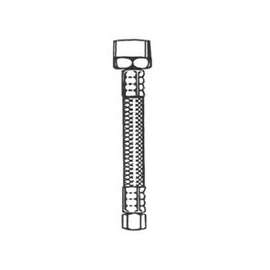 Plumb Pak EZ Series PP23839 Sink Supply Tube, 1/2 in Compression Inlet, 1/2 in FIP Outlet, 30 in L