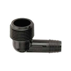 Toro 53305 Elbow, 3/8 in Barb x 3/4 in MNPT, Plastic