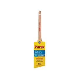 Purdy White Bristle Adjutant 024425 Trim Brush, Rat Tail Handle, Stainless Steel Ferrule