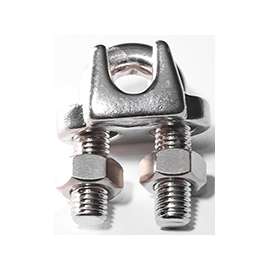 BARON 260S-1/16 Wire Rope Clip, 1/16 in Opening, Stainless Steel