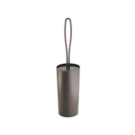 iDESIGN York 98920 Toilet Bowl Brush, Loop Handle, Polypropylene Bronze Bristle