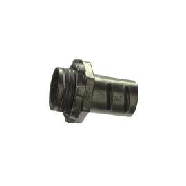 Halex HX Flexible Screw-In Connector, 1 in, Straight, Die Cast Zinc, 1.37 in Hex