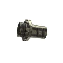 Halex 20442 Flexible Screw-In Connector, 3/4 in, Die Cast Zinc, 1.12 in Hex