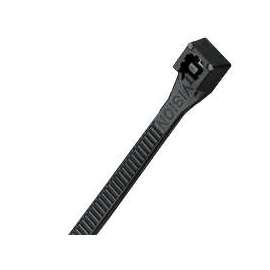 GB 47-115UVB Releasable, Reusable Cable Tie, Nylon, Black