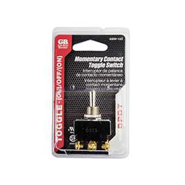 GB GSW-123 Toggle Switch, 125/250 V, Panel Mounting