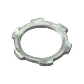 Halex 96195 Conduit Locknut, 1-1/2 in, Steel, Zinc