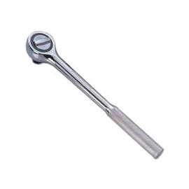 Vulcan Ratchet Handle, 1/4 In Drive, Chrome Vanadium Steel, Chrome