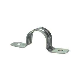 Halex 26124 Conduit Strap, 1-1/4 in, Galvanized Steel