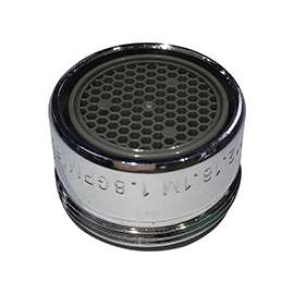 Boston Harbor Faucet Aerator, Male, Brushed Nickel, 0.75 In H X 0.95 In W X 0.95 In D