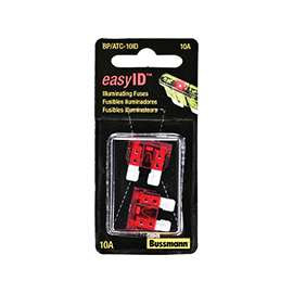 Bussman BP/ATC-10ID Blade Fuse, 10 A, 1 kA IR