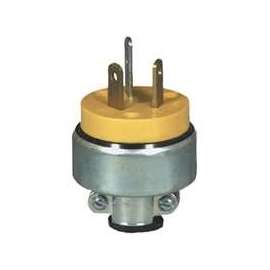 Eaton Wiring Devices 2836-BOX Heavy-Duty Power Plug, 125 V, 30 A, PVC