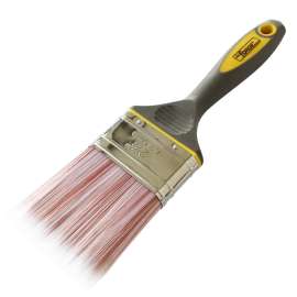 Paint Brush Synthetic Bristle Comfort TPR Grip Handle 1-1/2"(38mm)